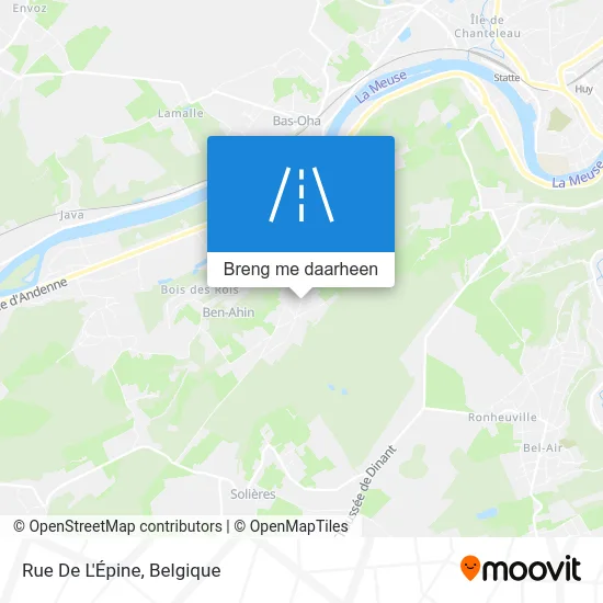 Rue De L'Épine kaart