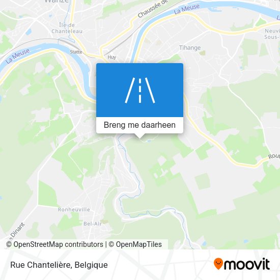 Rue Chantelière kaart