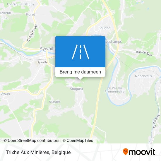 Trixhe Aux Minières kaart