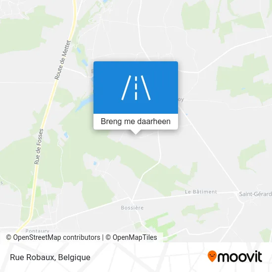 Rue Robaux kaart