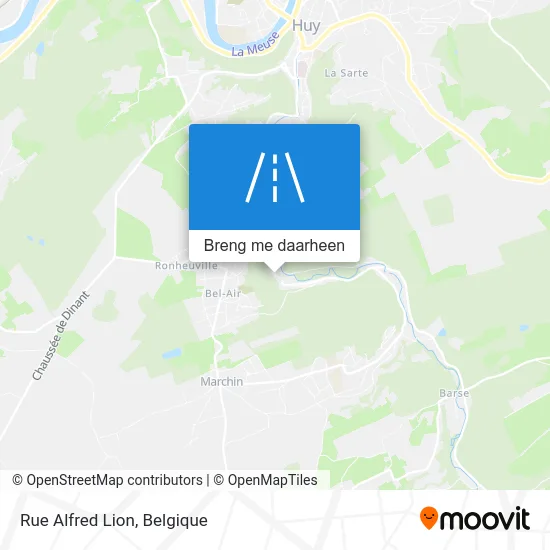 Rue Alfred Lion kaart