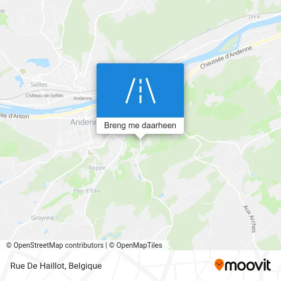 Rue De Haillot kaart