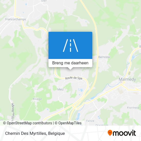 Chemin Des Myrtilles kaart