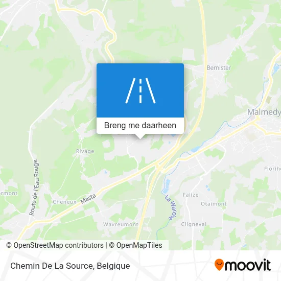 Chemin De La Source kaart