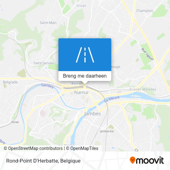 Rond-Point D'Herbatte kaart