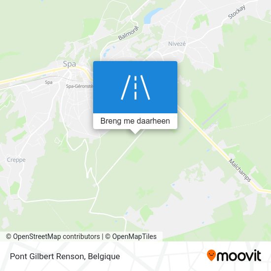 Pont Gilbert Renson kaart