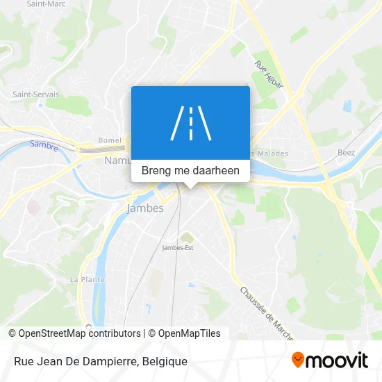 Rue Jean De Dampierre kaart