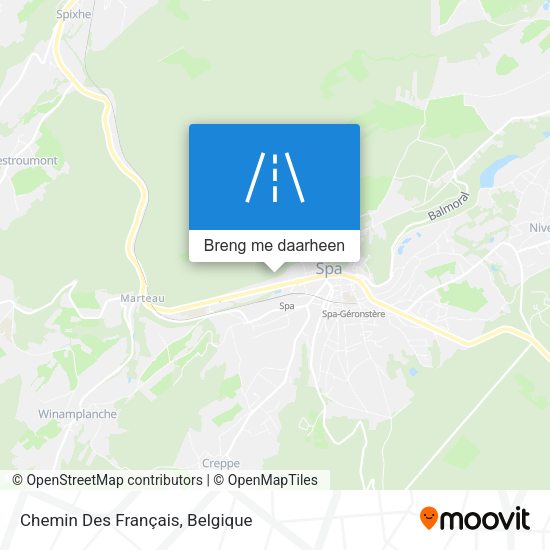 Chemin Des Français kaart