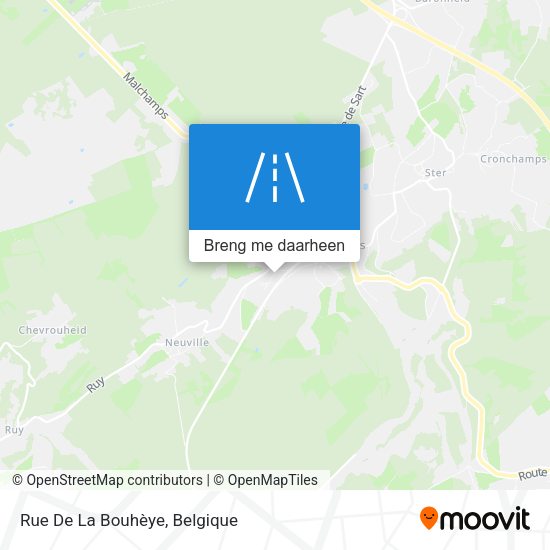 Rue De La Bouhèye kaart