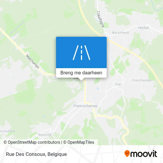 Rue Des Consoux kaart