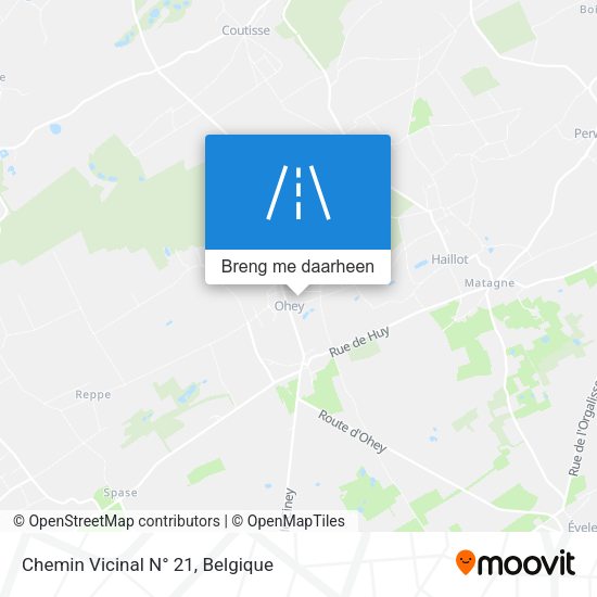 Chemin Vicinal N° 21 kaart