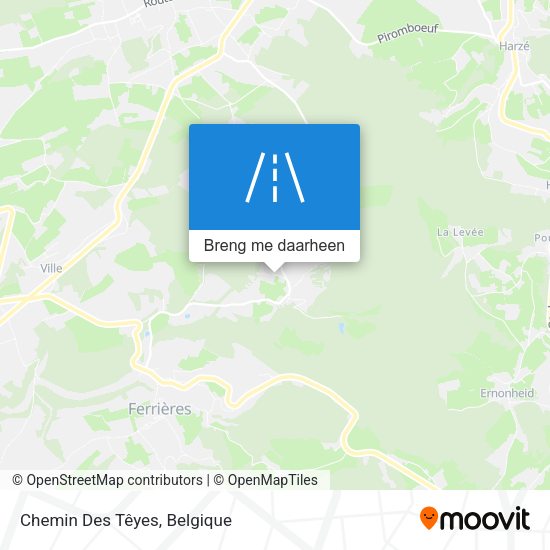 Chemin Des Têyes kaart