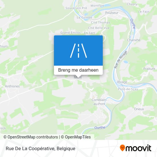 Rue De La Coopérative kaart