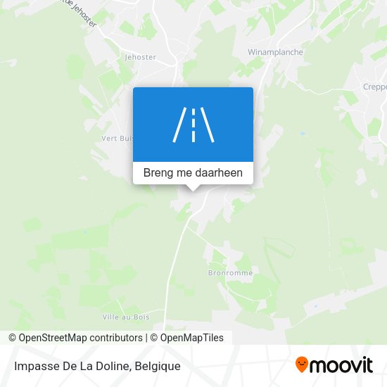 Impasse De La Doline kaart