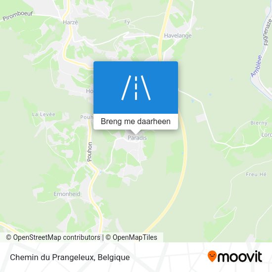 Chemin du Prangeleux kaart