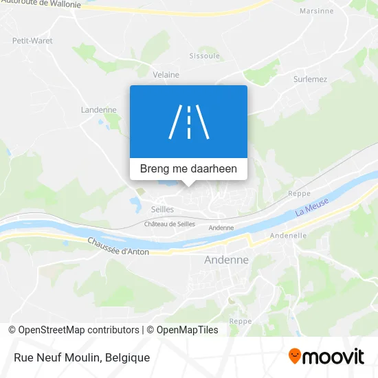 Rue Neuf Moulin kaart