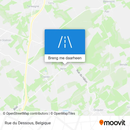 Rue du Dessous kaart