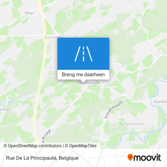 Rue De La Principauté kaart