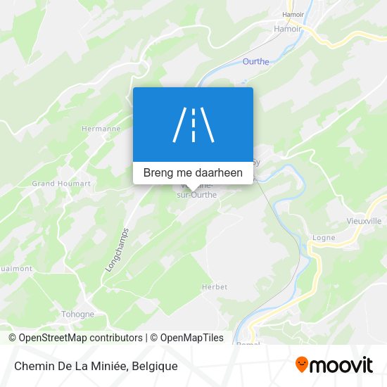 Chemin De La Miniée kaart