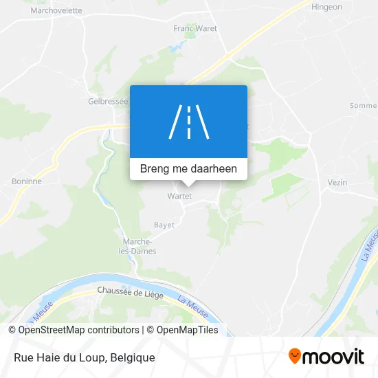 Rue Haie du Loup kaart