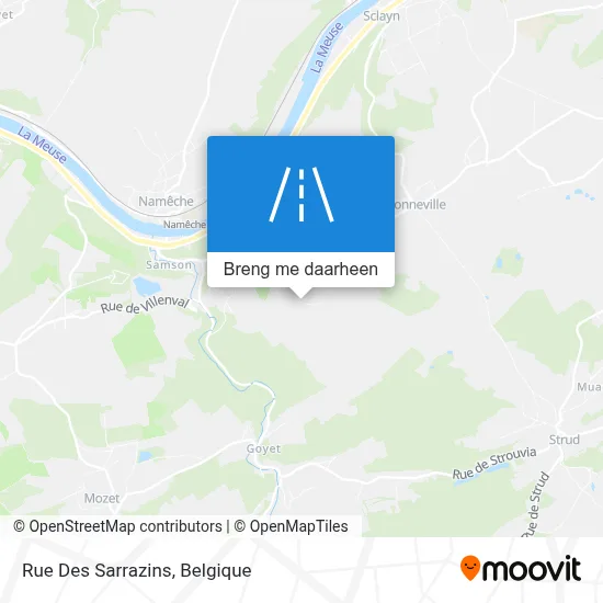 Rue Des Sarrazins kaart