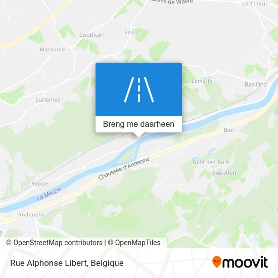 Rue Alphonse Libert kaart