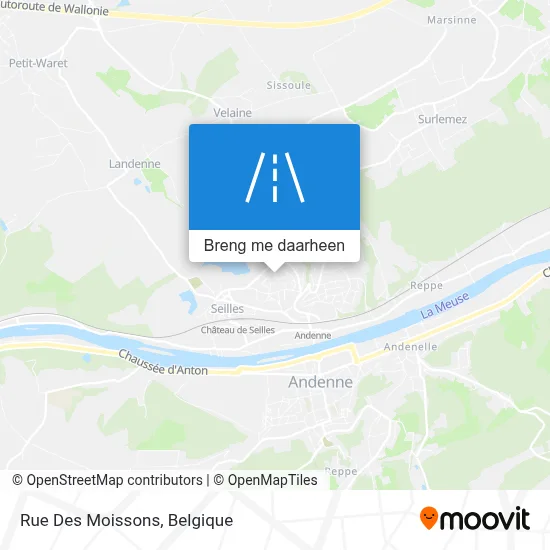 Rue Des Moissons kaart