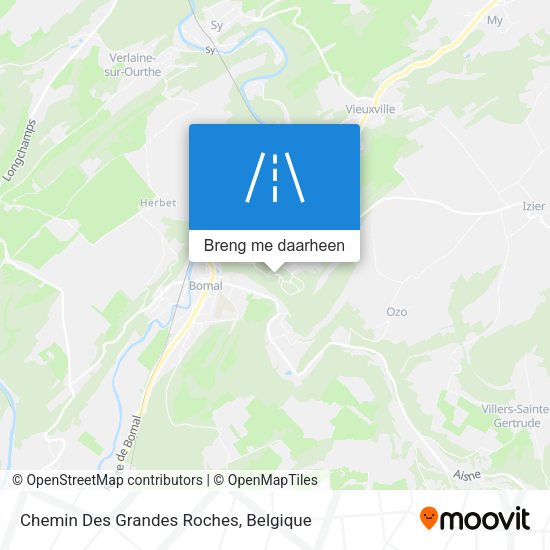 Chemin Des Grandes Roches kaart