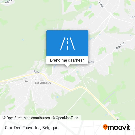 Clos Des Fauvettes kaart