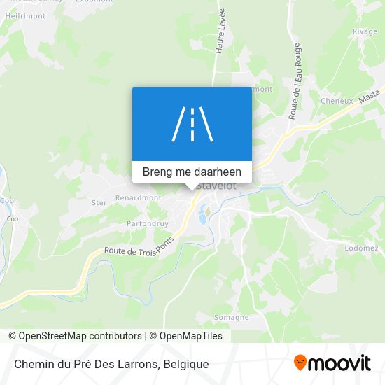 Chemin du Pré Des Larrons kaart