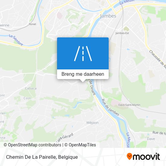 Chemin De La Pairelle kaart