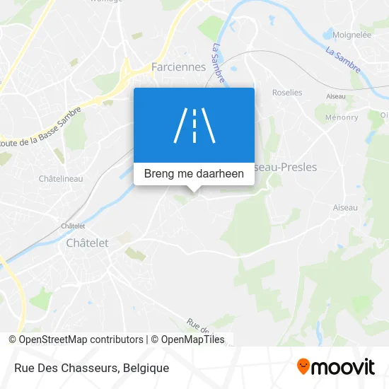 Rue Des Chasseurs kaart