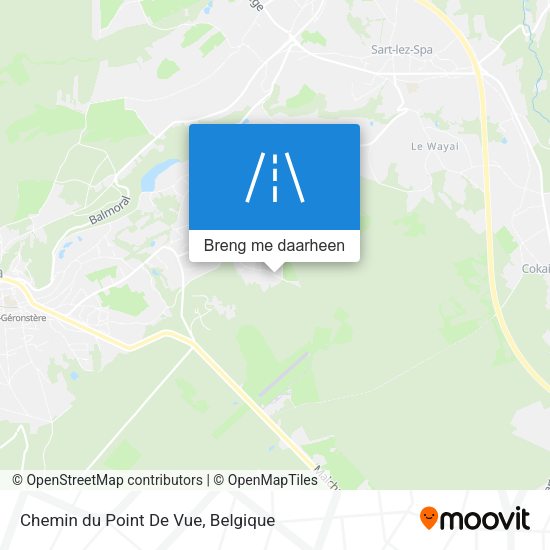 Chemin du Point De Vue kaart