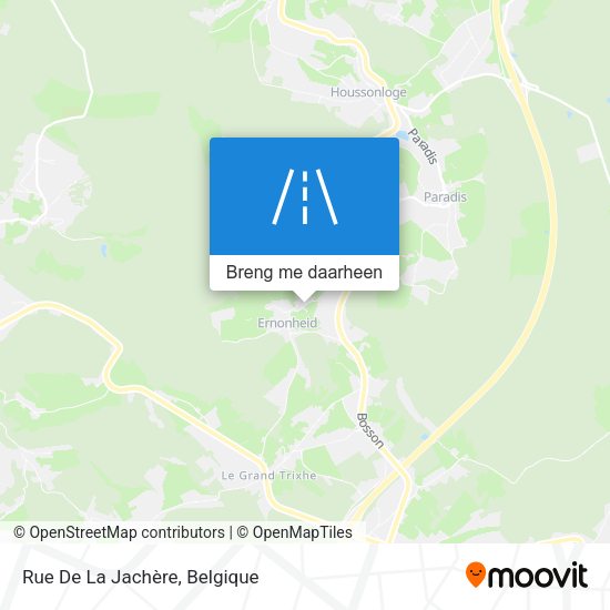 Rue De La Jachère kaart