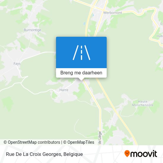 Rue De La Croix Georges kaart