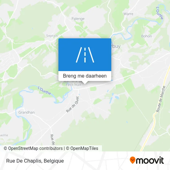 Rue De Chaplis kaart