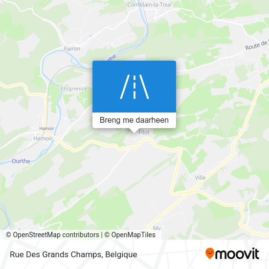 Rue Des Grands Champs kaart
