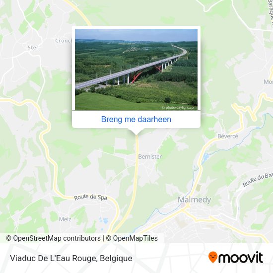 Viaduc De L'Eau Rouge kaart