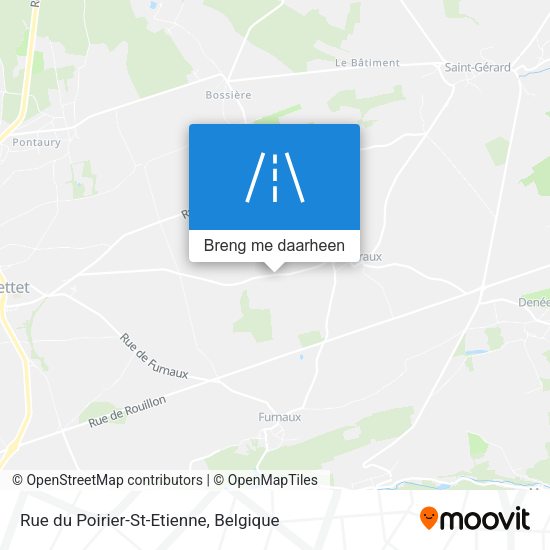 Rue du Poirier-St-Etienne kaart