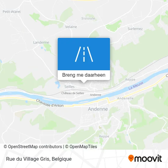 Rue du Village Gris kaart