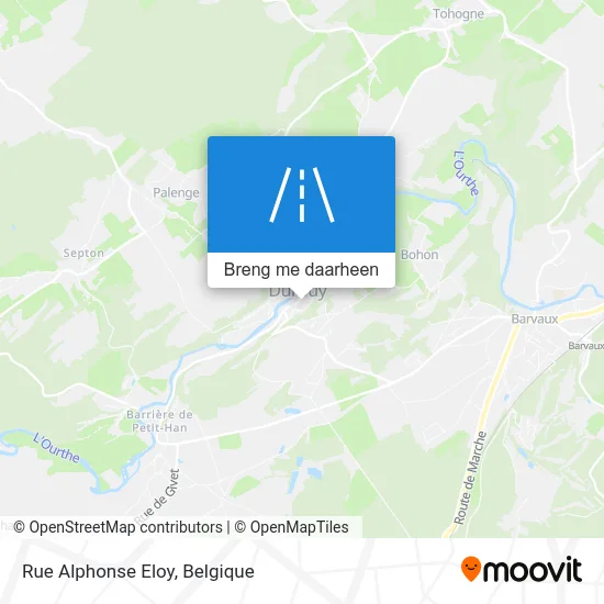 Rue Alphonse Eloy kaart