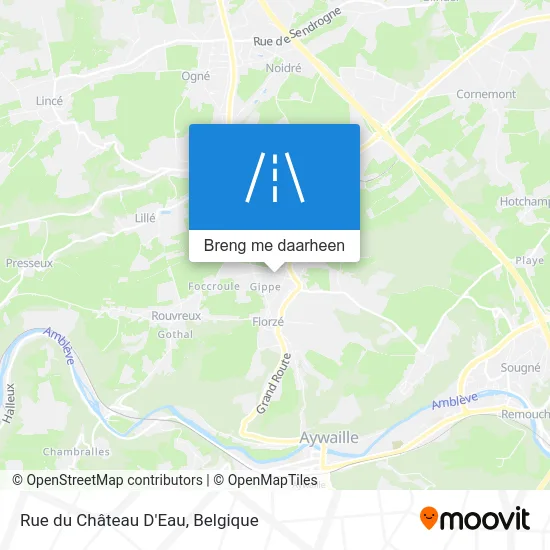 Rue du Château D'Eau kaart