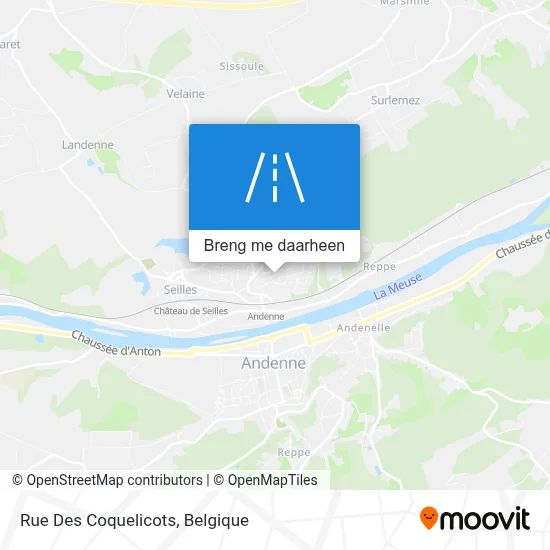 Rue Des Coquelicots kaart