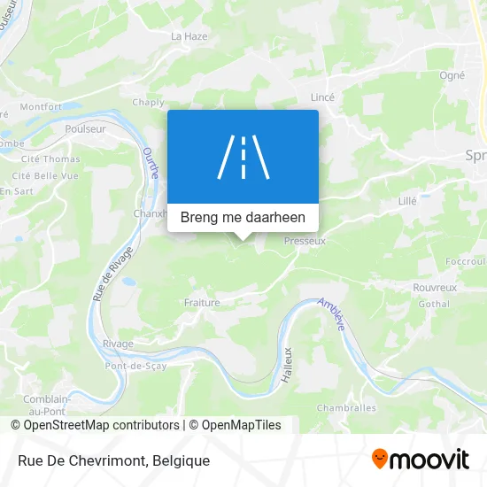 Rue De Chevrimont kaart