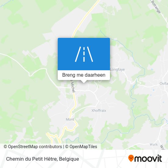 Chemin du Petit Hêtre kaart