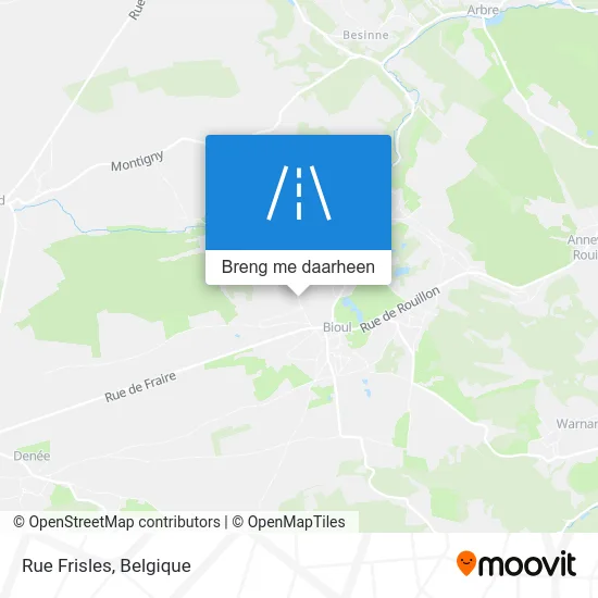 Rue Frisles kaart
