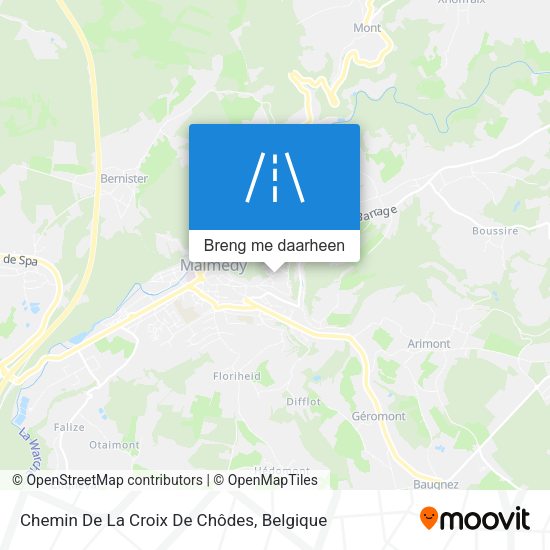 Chemin De La Croix De Chôdes kaart