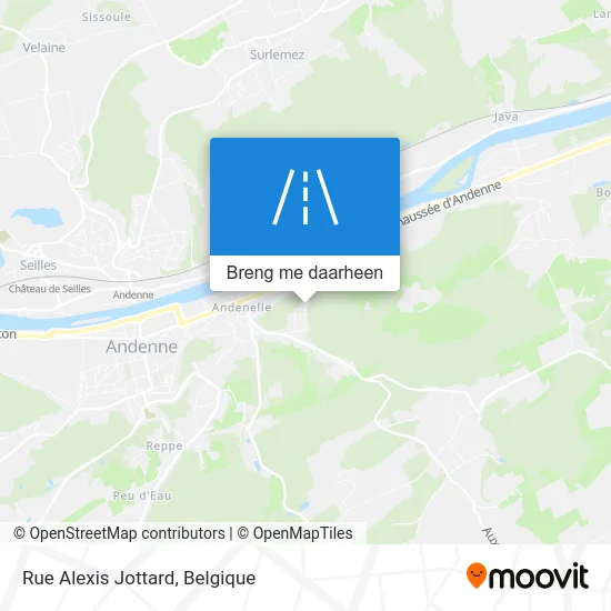 Rue Alexis Jottard kaart