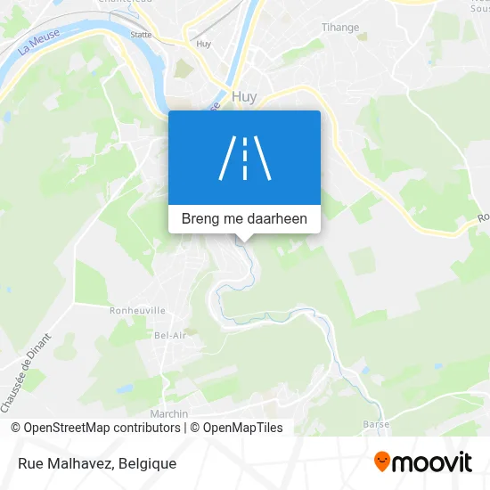 Rue Malhavez kaart