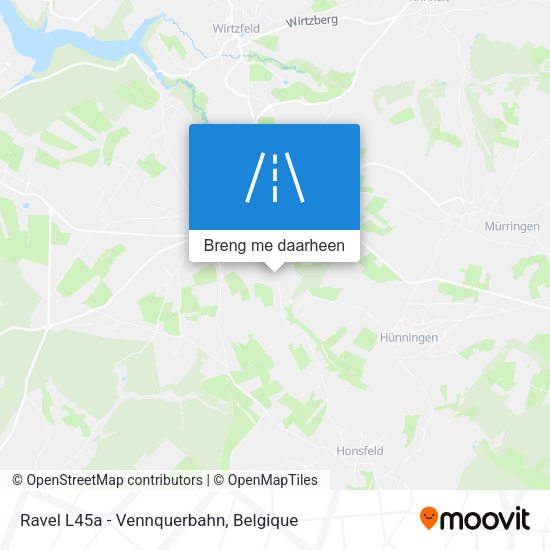 Ravel L45a - Vennquerbahn kaart